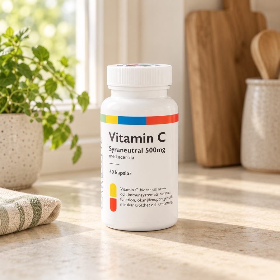 Vitamin C  DCG 500 mg 60 kapslar