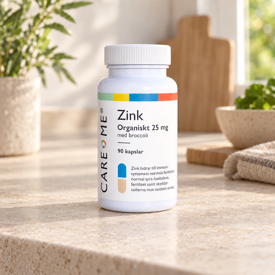 Zink CareMe 25 mg 90 kapslar