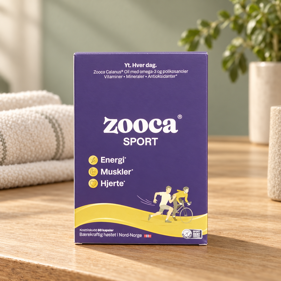 Zooca Sport Omega-3 med Calanusolja 60 tabletter - kort datum